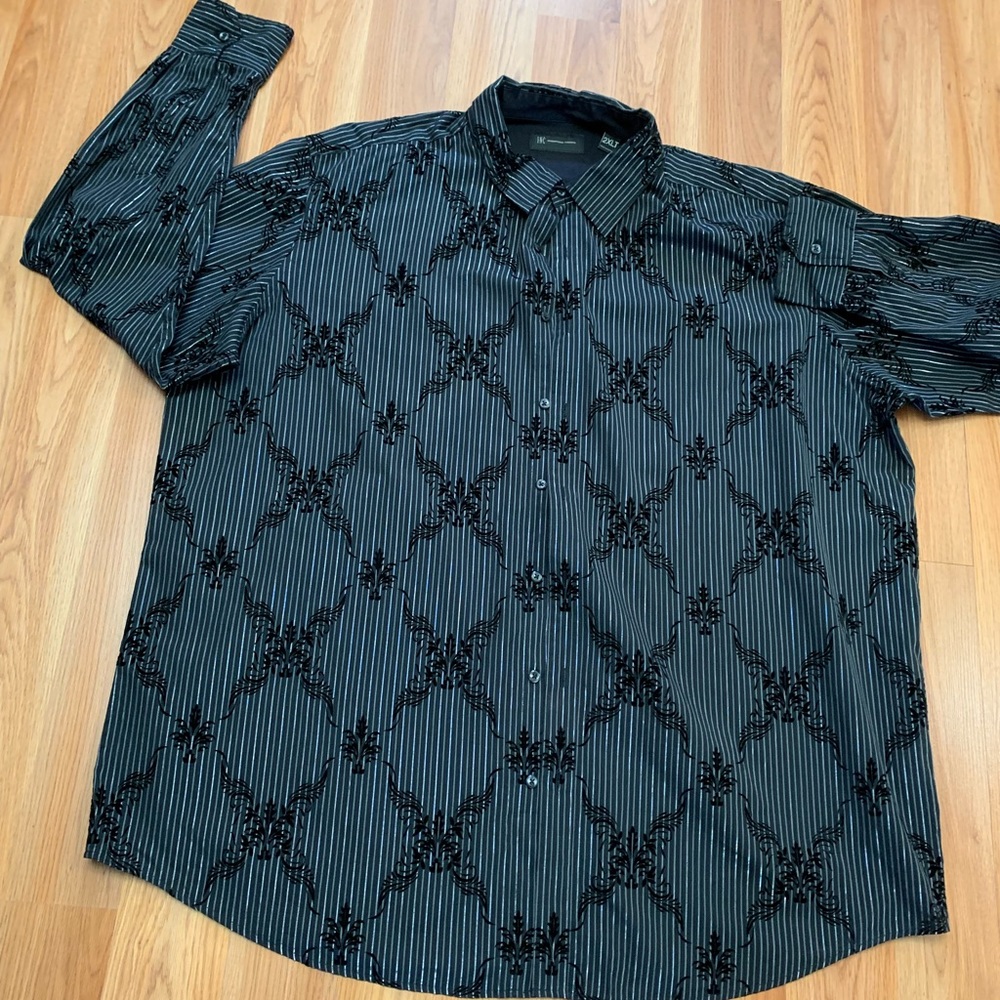 INC metallic dress shirt.